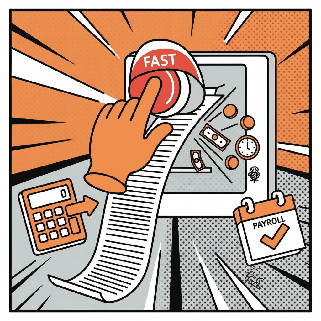Scottish SME owners spend 15 hours a month on accounting admin. That stops now.