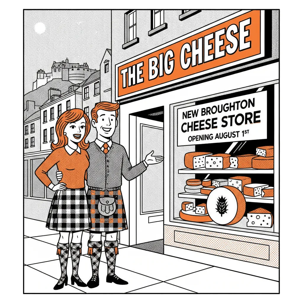50 Varieties, Half of Them Nowhere Else in Edinburgh: The Big Cheese Opens on Broughton Street in August