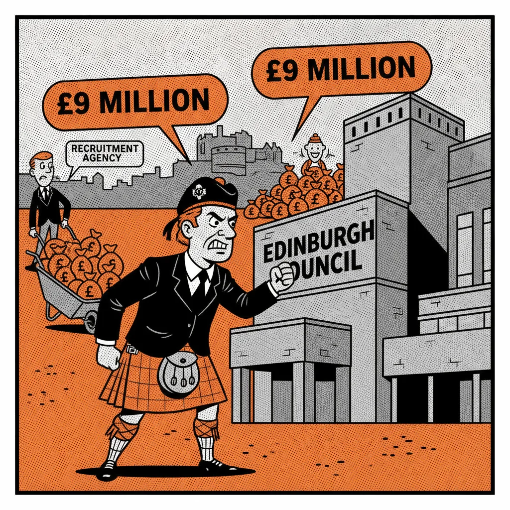Edinburgh Council Burned Through £9m on Agency Staff in a Single Quarter. Someone Should Probably Ask Why.