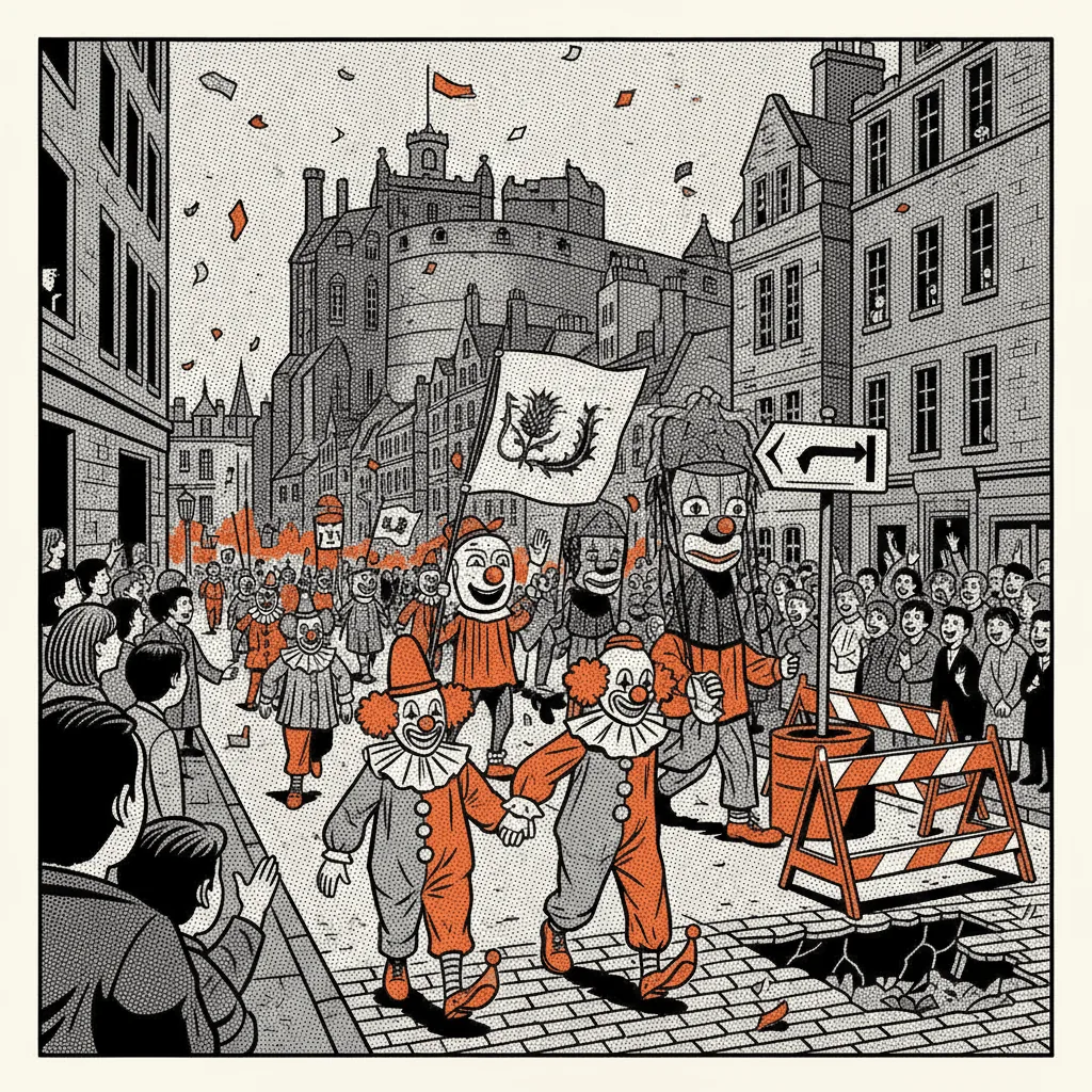 Edinburgh Festival Carnival 2026 Reroutes Around Princes Street Fire Closure, and Still Fills the City with Colour