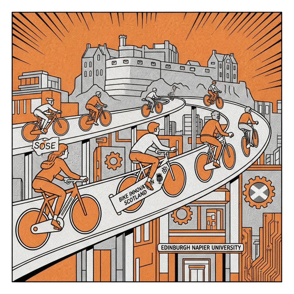 Edinburgh Napier and South of Scotland Enterprise Launch Bike Innovation Hub With Real Money Behind It