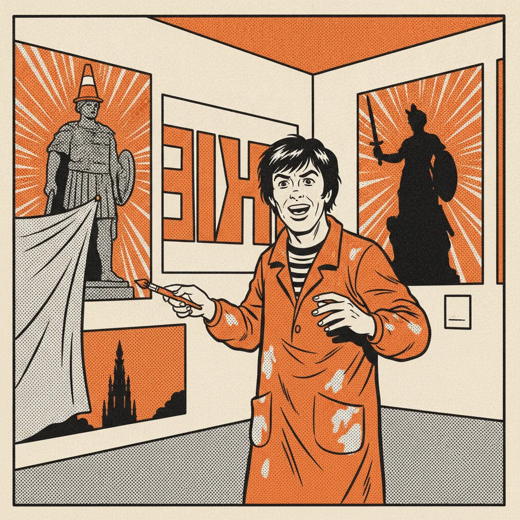 Who Gets a Plinth? Edinburgh Artist Puts the City's Stone Heroes on Trial