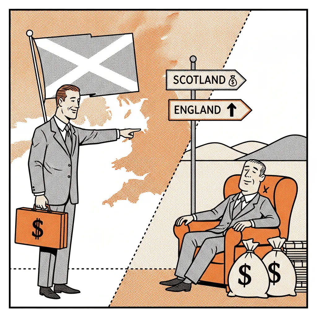£46,000 Over Five Years: The Tax Gap Driving Scottish Talent South of the Border