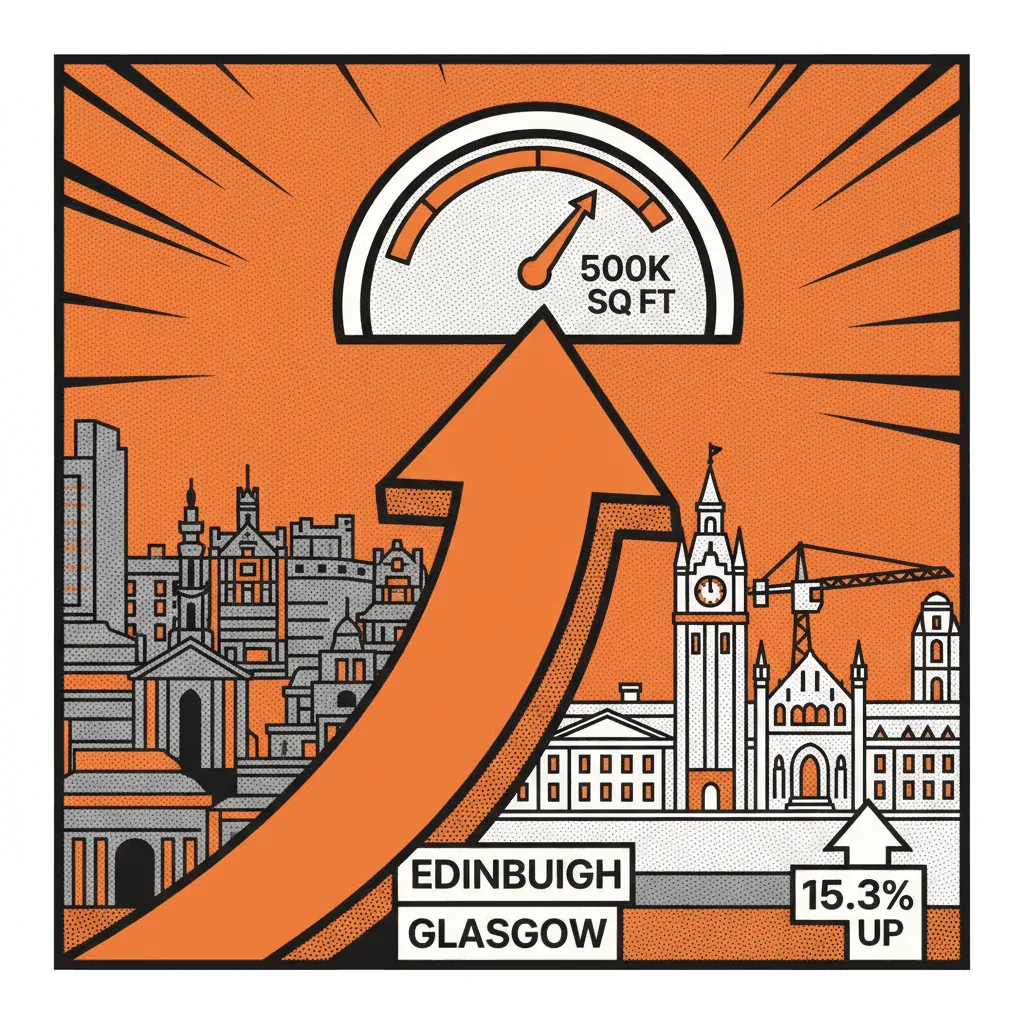 Scottish Office Market Posts 497,000 sq ft in Six Months, Its Strongest H1 in Years