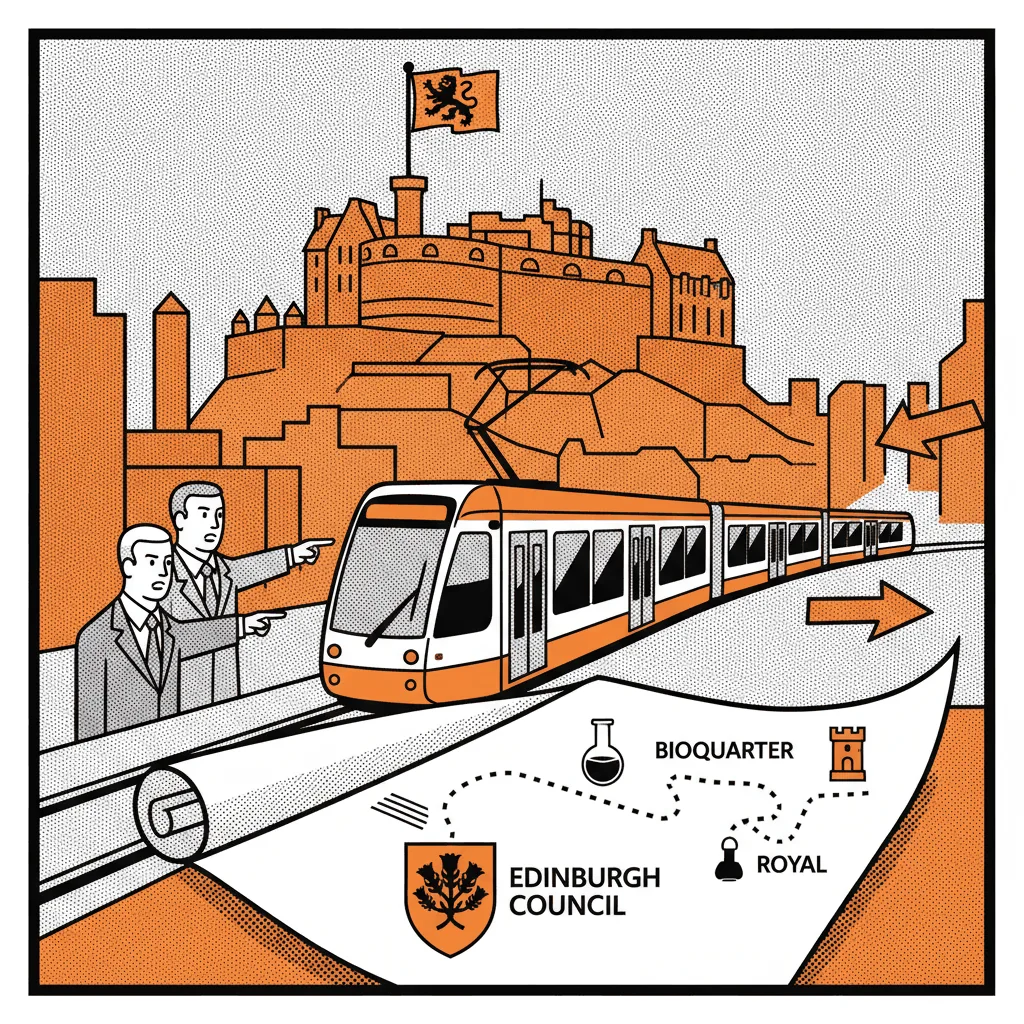 Edinburgh Backs Southern Tram Link to BioQuarter and Royal Infirmary, Here's What It Means for Business