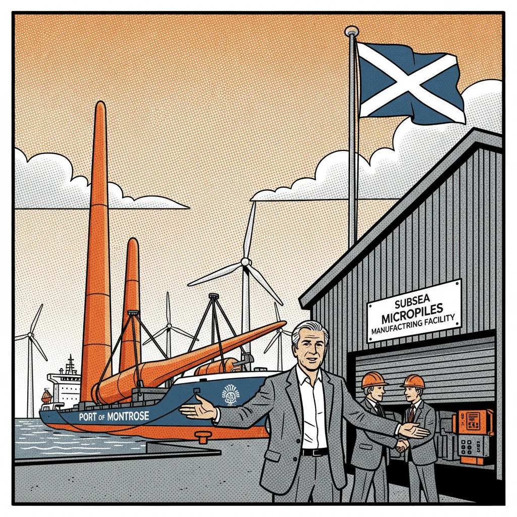 £5m Floating Wind Factory Lands at Montrose, and Scottish SMEs Are in the Supply Chain
