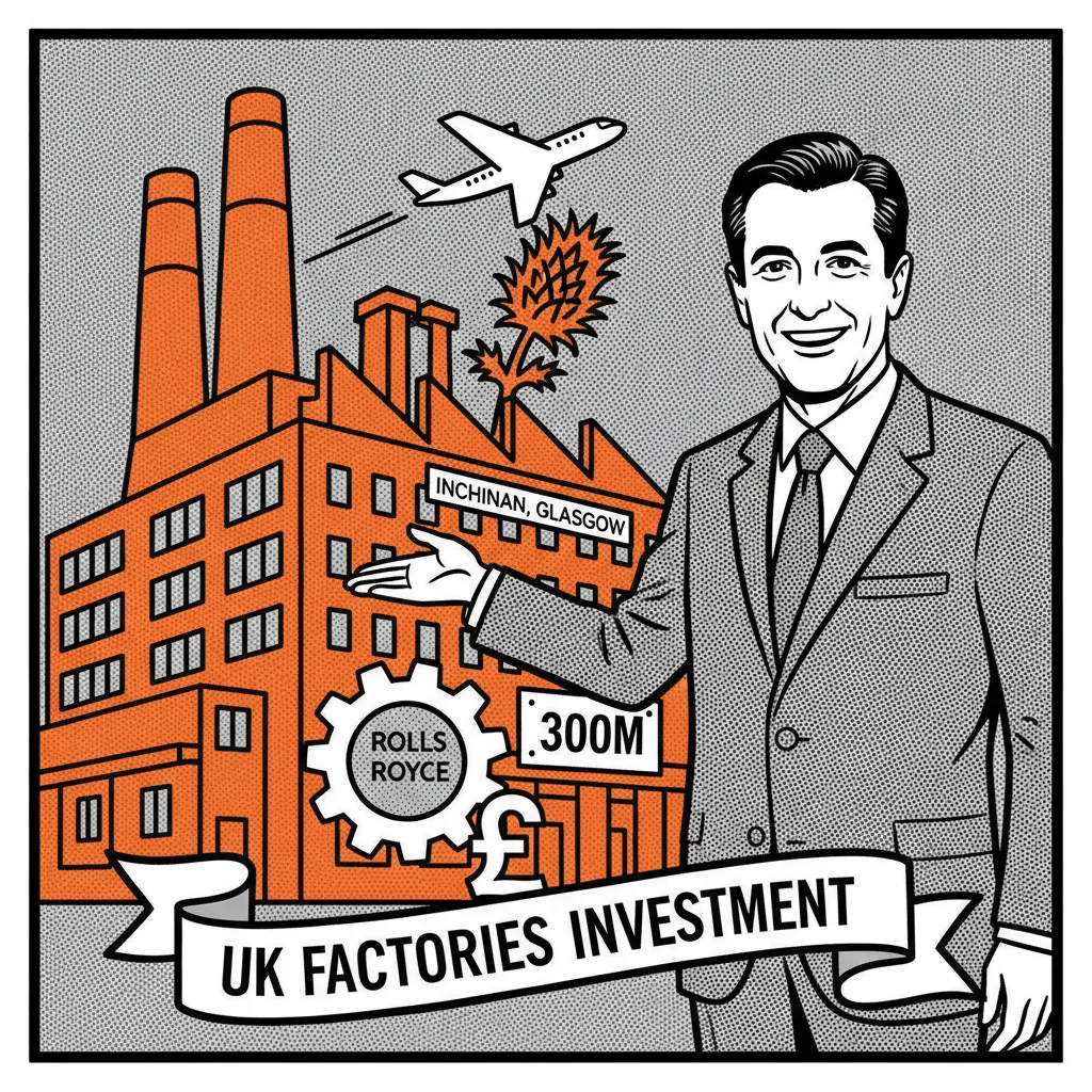 Rolls-Royce Puts £300m Into UK Factories, and Scotland's Inchinnan Plant Is on the List