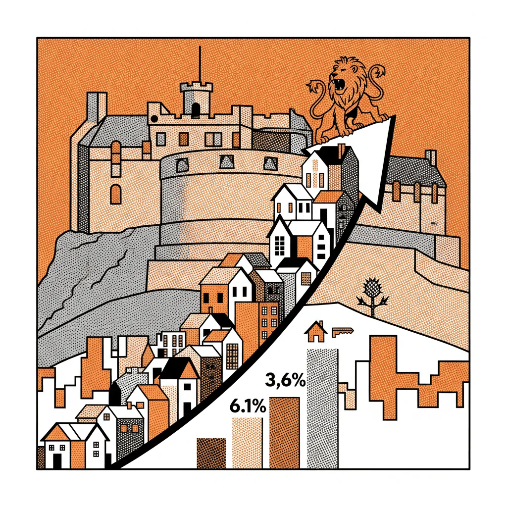 Edinburgh Tops UK Big Six for Property Growth, And Your Next Lease Renewal Will Feel It