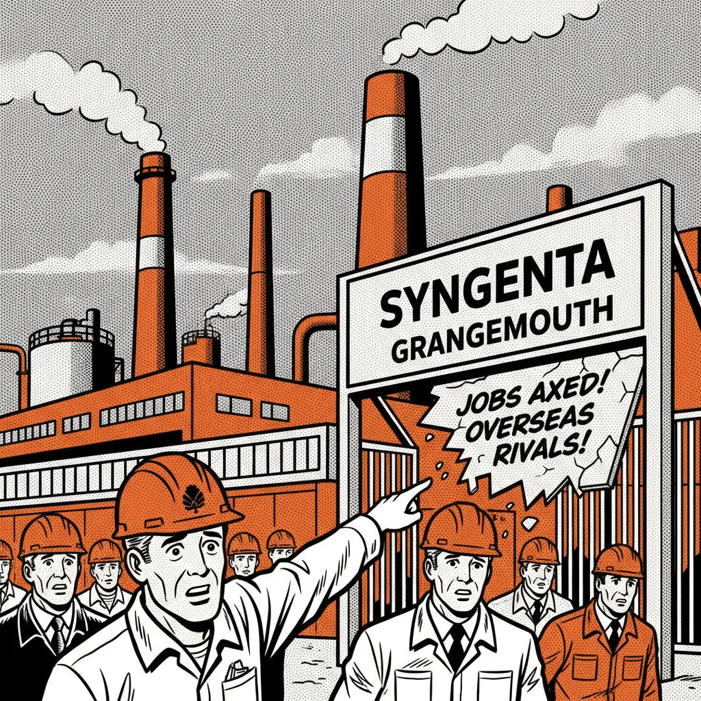 377 Jobs on the Line at Grangemouth as Syngenta Calls Time on 'Uncompetitive' Chemical Plant