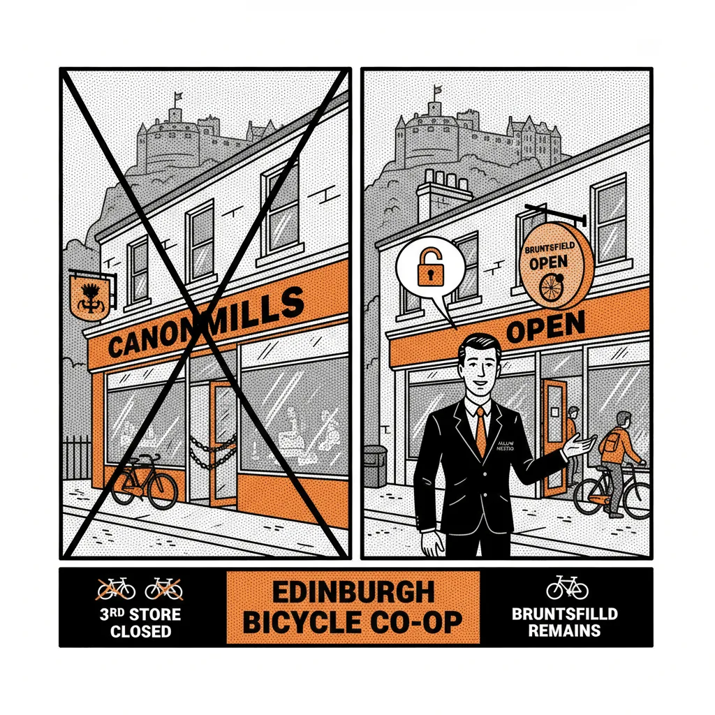 Edinburgh Bicycle Coop Closes Third Store: What a £6.7m Co-op's Contraction Tells Us About Edinburgh Retail Right Now