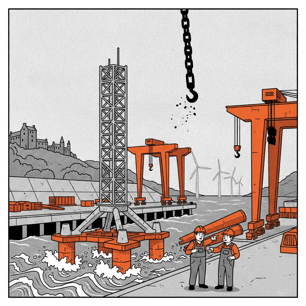 Scottish Ports Built for Floating Wind Contracts That Aren't Coming, Who Pays?