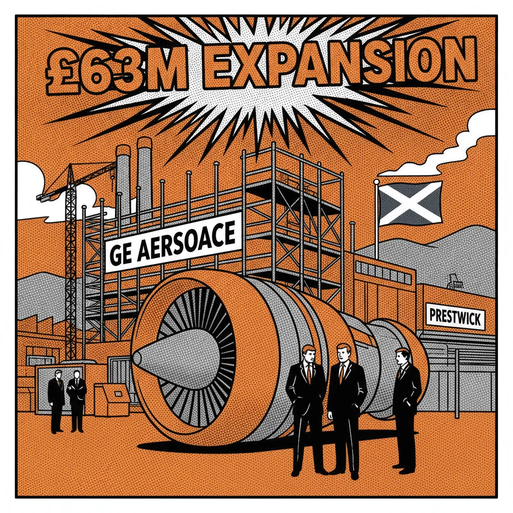 GE Aerospace drops £63m into Prestwick, and Scottish supply chains should be paying attention